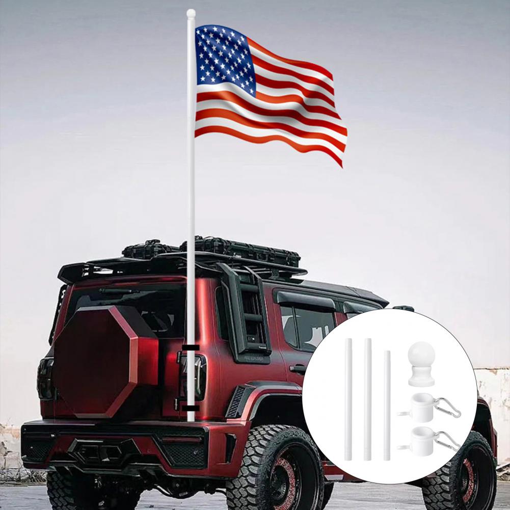 Outdoor Camping House - Stainless Steel Flag Pole Kit Swivel
