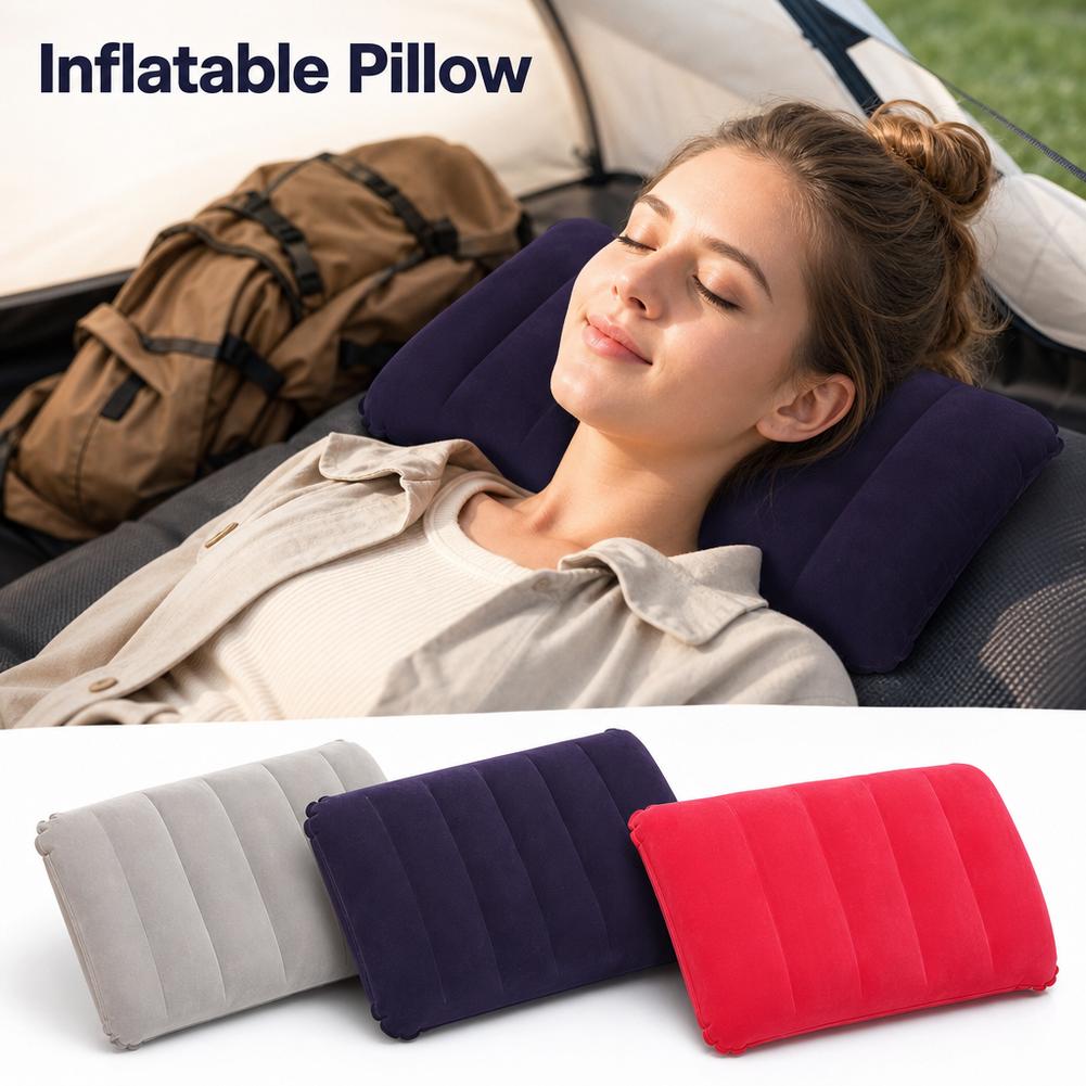 Outdoor Camping Mattress - 47x30cm Air Cushion Pillows Outdoor Camping
