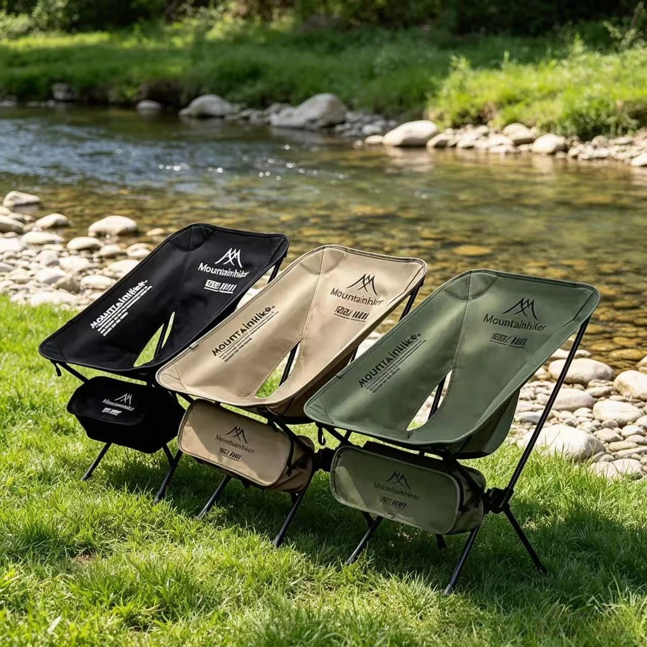 Outdoor Camping Table And Chairs - Folding Ultra Light Moon Chair Portable