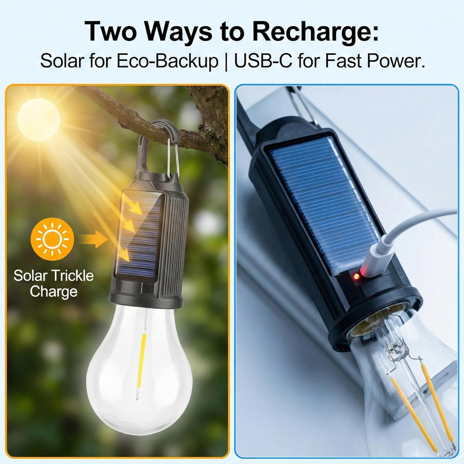 Solar LED Camping Lights Type- - đánh giá và giá Outdoor Camping House