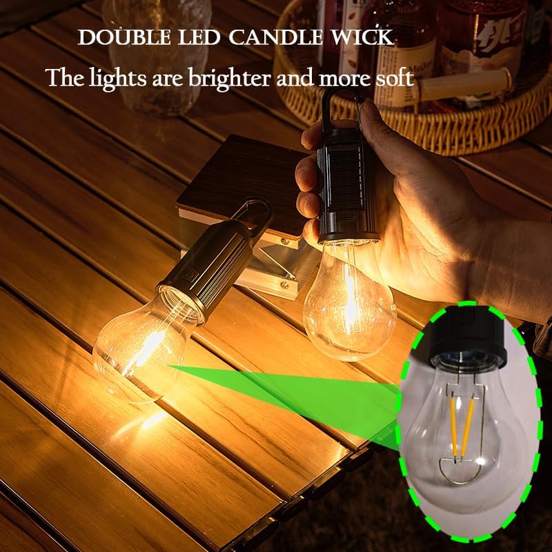 Solar LED Camping Lights Type- - đánh giá và giá Outdoor Camping House