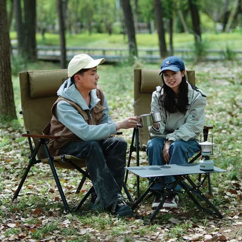 Folding High Back Beach Campin - đánh giá và giá Outdoor Camping Table And Chairs