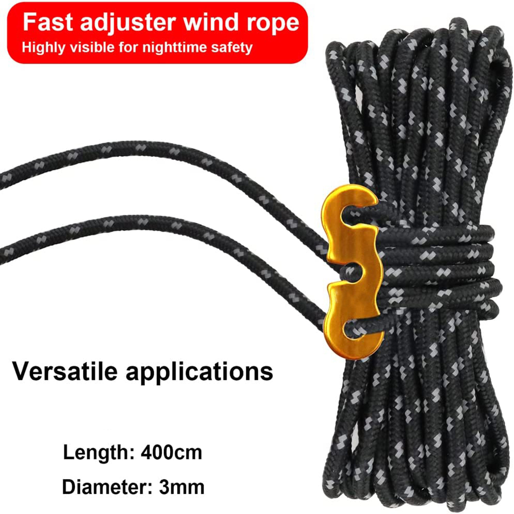 4Pcs Outdoor Guy Lines Tent Co - đánh giá và giá Outdoor Camping House