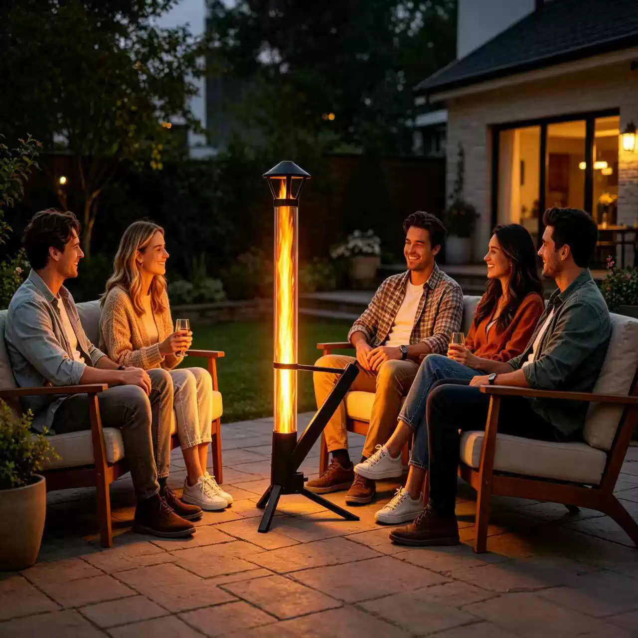 Vertical wood-burning rocket t - đánh giá và giá Outdoor Camping Wood Burning Stove