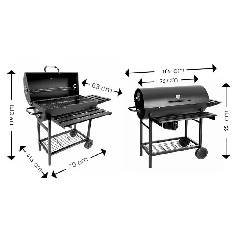 Foldable Outdoor Oil Drum Fire - đánh giá và giá Outdoor Camping Wood Burning Stove