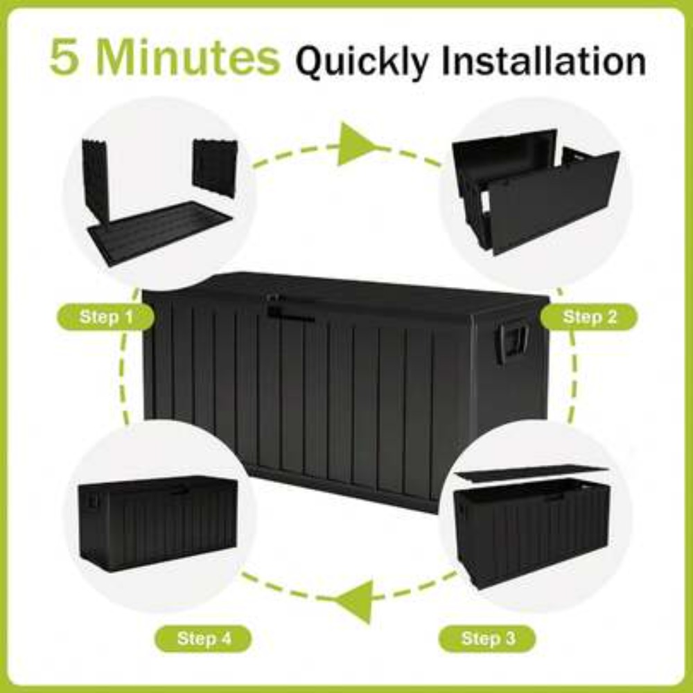 75 Gallon Outdoor Storage Box  - đánh giá và giá Outdoor Camping Bin