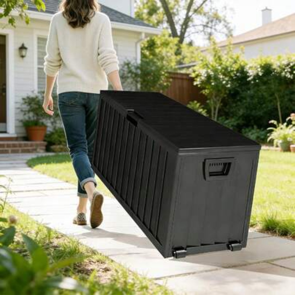 75 Gallon Outdoor Storage Box  - đánh giá và giá Outdoor Camping Bin