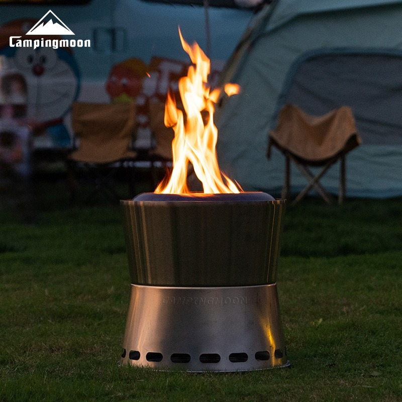 CAMPINGMOON MF-038 Portable Ou - đánh giá và giá Outdoor Camping Wood Burning Stove