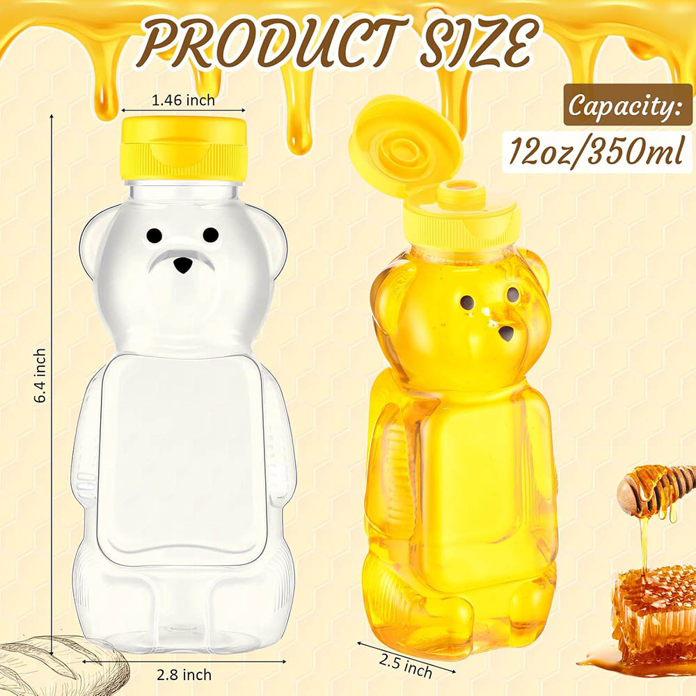 12oz Plastic Bear Honey Bottle - đánh giá và giá Bear Canister