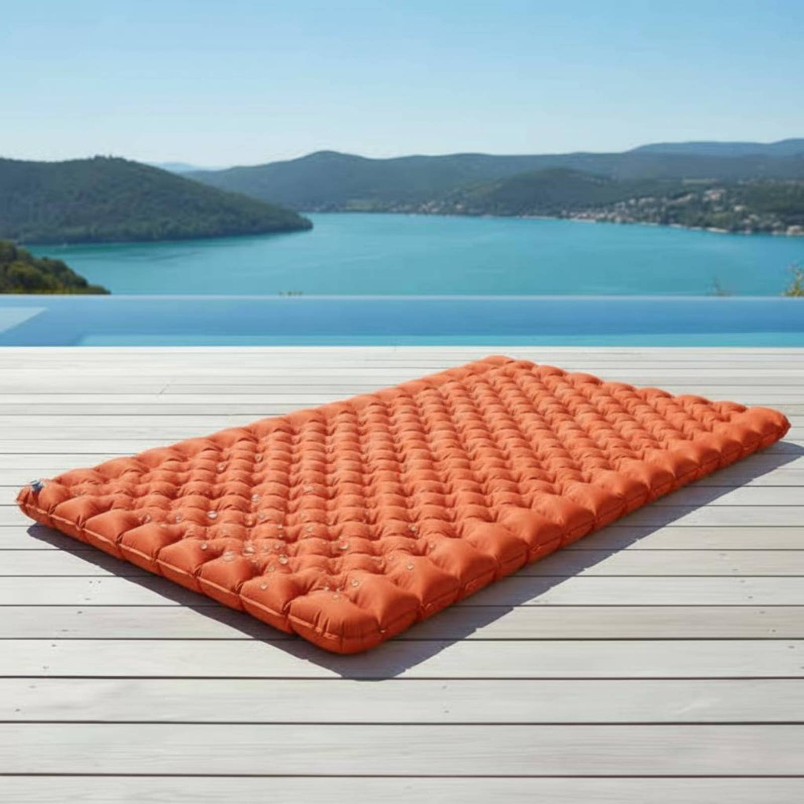 Inflatable Camping Mat Nylon T - đánh giá và giá Outdoor Camping Mat Waterproof