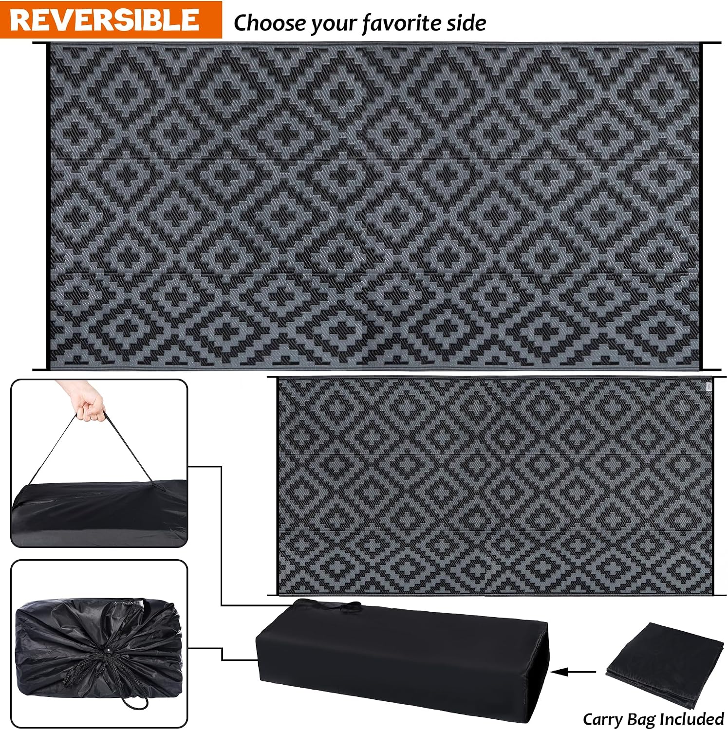 Waterproof Outdoor Rug 9x18 ft - đánh giá và giá Outdoor Camping Rugs 9X18