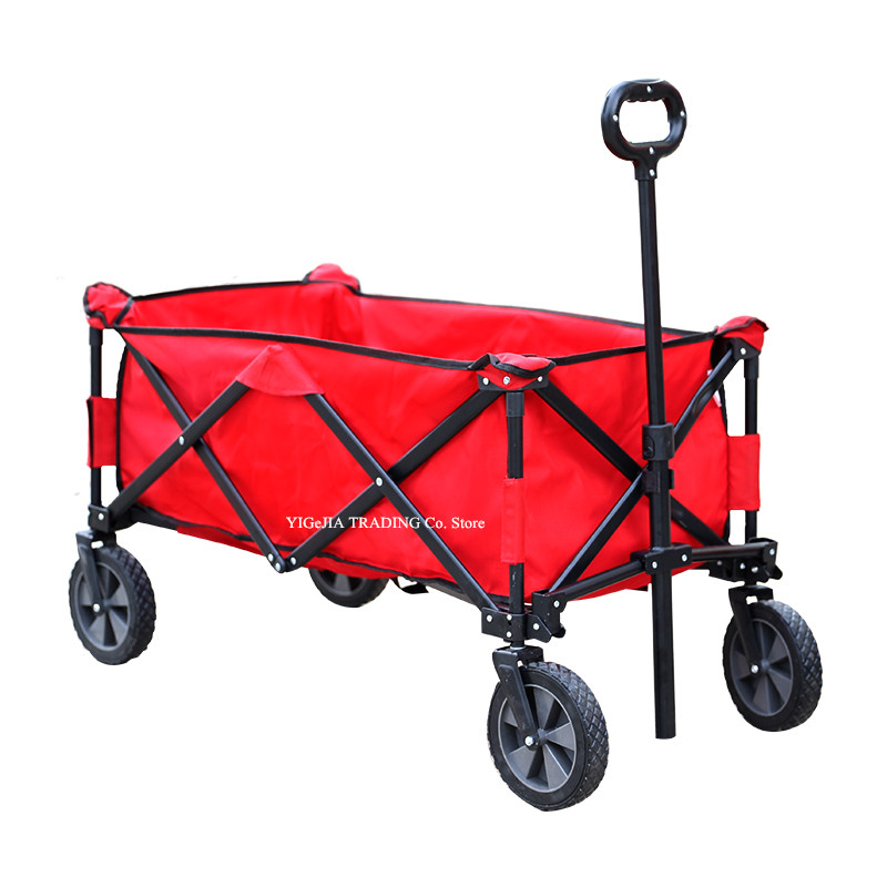 Folding Wagon with 17cm Solid  - đánh giá và giá Outdoor Camping Shop