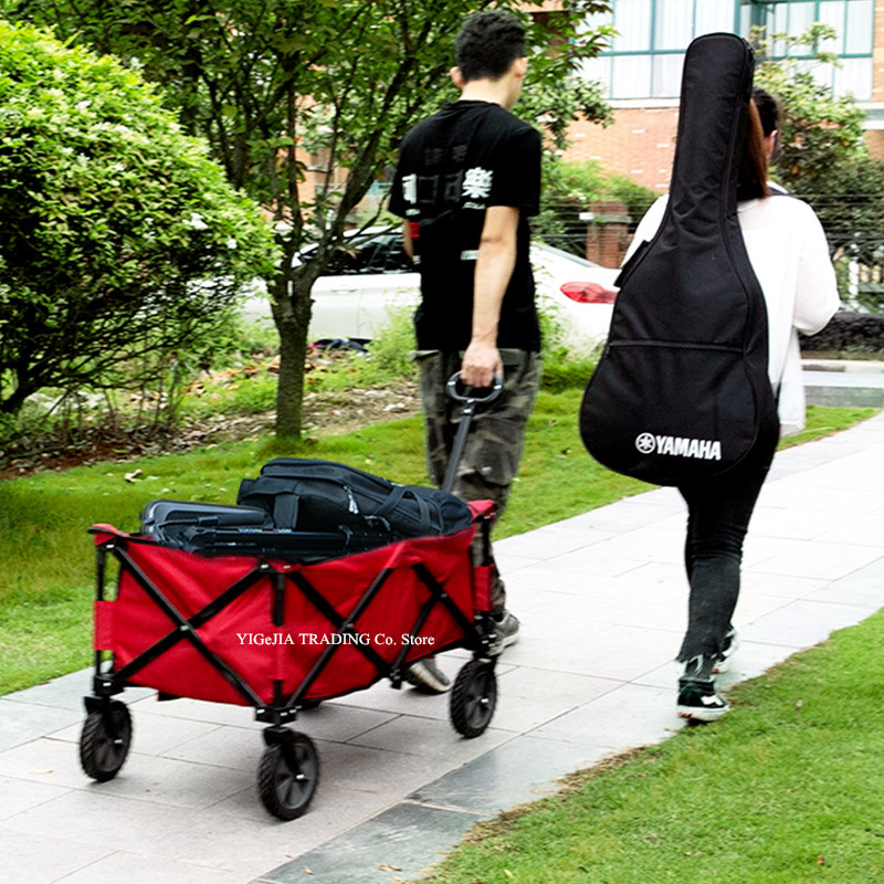 Folding Wagon with 17cm Solid  - đánh giá và giá Outdoor Camping Shop