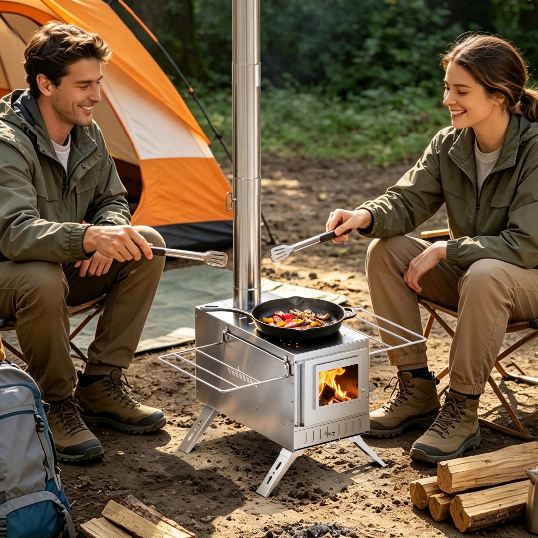 Portable Wood Burning Sauna St - đánh giá và giá Outdoor Camping Wood Burning Stove