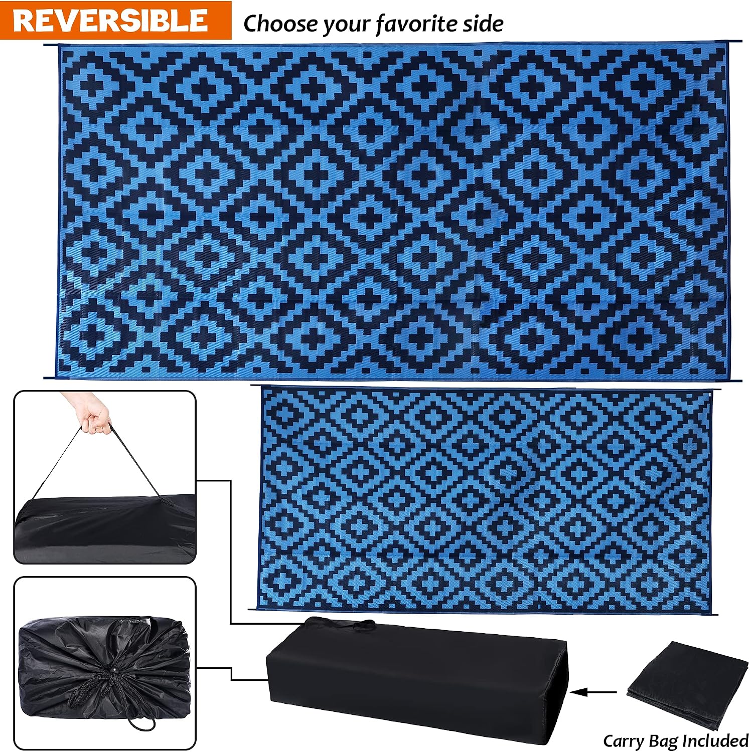 Waterproof Outdoor Rug 9x18 ft - đánh giá và giá Outdoor Camping Rugs 9X18