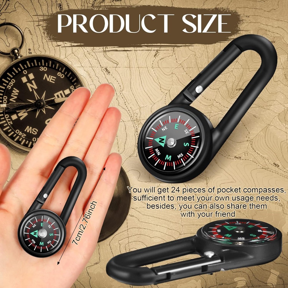 6-50 Pcs Mini Magnetic Compass - đánh giá và giá Outdoor Camping House