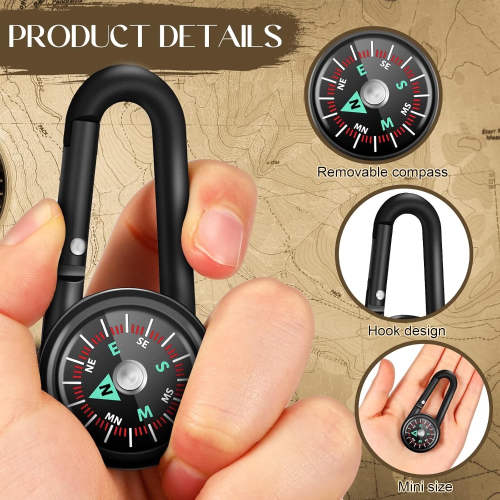 6-50 Pcs Mini Magnetic Compass - đánh giá và giá Outdoor Camping House
